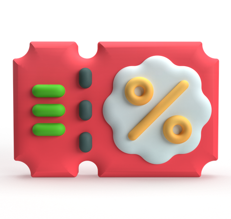 Voucher  3D Icon