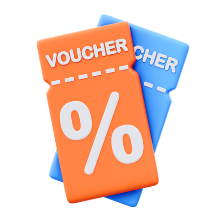 Voucher Code  3D Icon