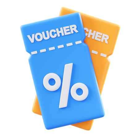 Voucher de desconto  3D Icon