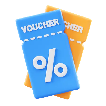 Voucher de desconto  3D Icon