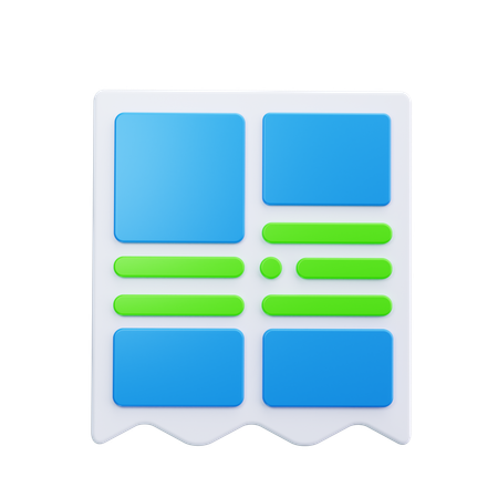 Voucher With Qr Code  3D Icon