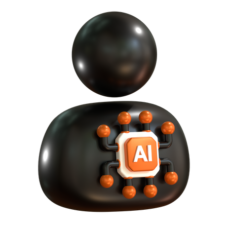 Avatar IA  3D Icon