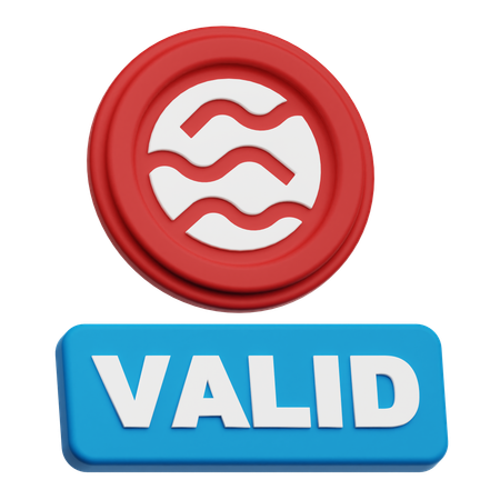 Tu es valide  3D Icon
