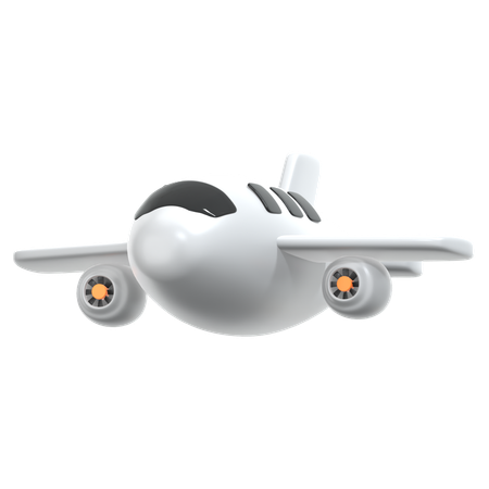 Voyage en avion  3D Icon