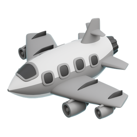 Voyage en avion  3D Icon