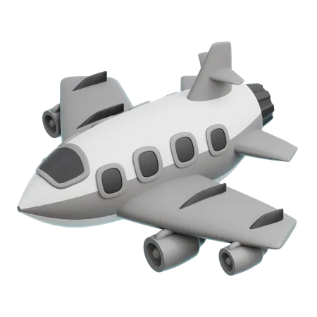 Voyage en avion  3D Icon