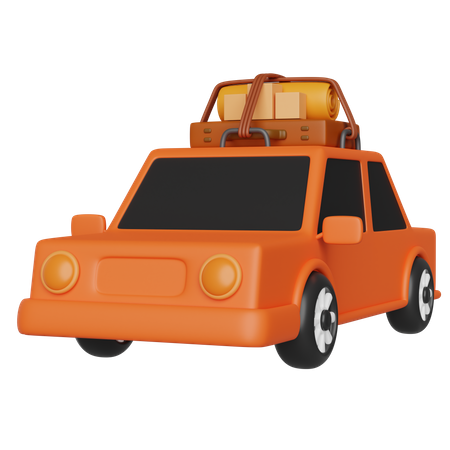 Voiture de voyage  3D Icon