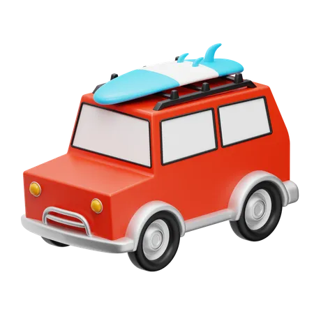 Voiture de voyage  3D Icon