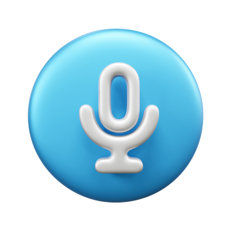 Voz  3D Icon