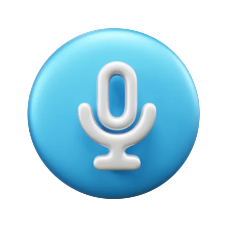 Voz  3D Icon