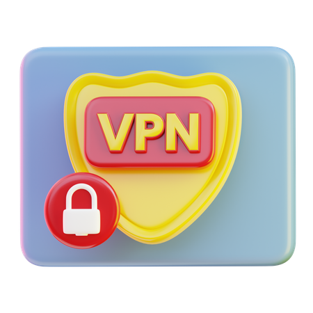 VPN  3D Icon