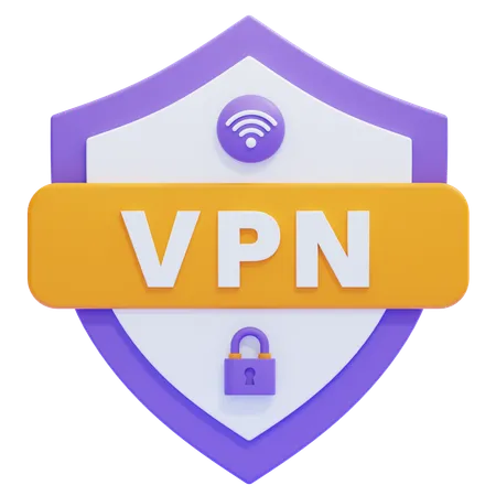 VPN  3D Icon