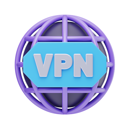 VPN  3D Icon