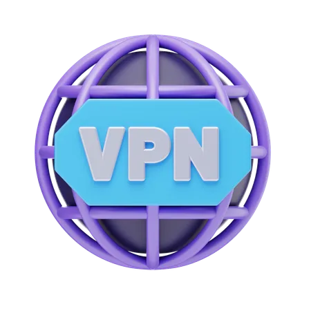 VPN  3D Icon