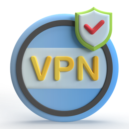 VPN  3D Icon