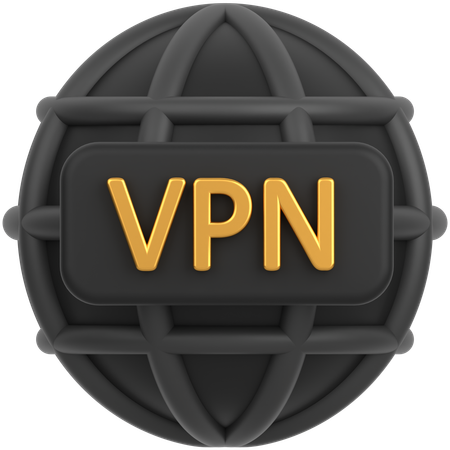 VPN  3D Icon