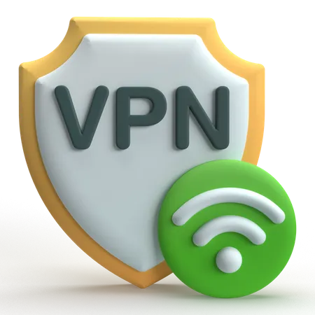 VPN  3D Icon