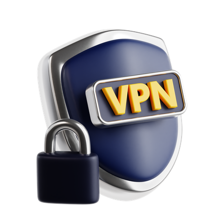 VPN  3D Icon