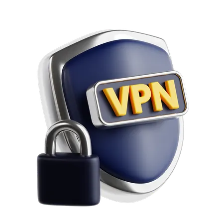 VPN  3D Icon