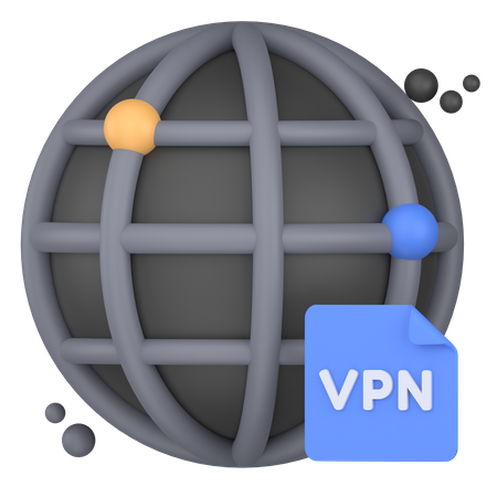 VPN  3D Icon