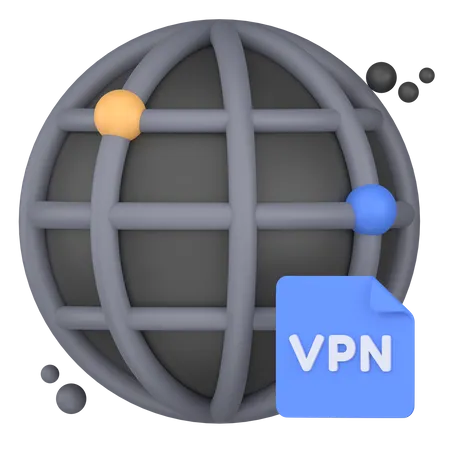 VPN  3D Icon