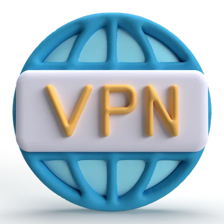 VPN  3D Icon