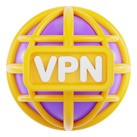 VPN  3D Icon