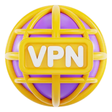 VPN  3D Icon