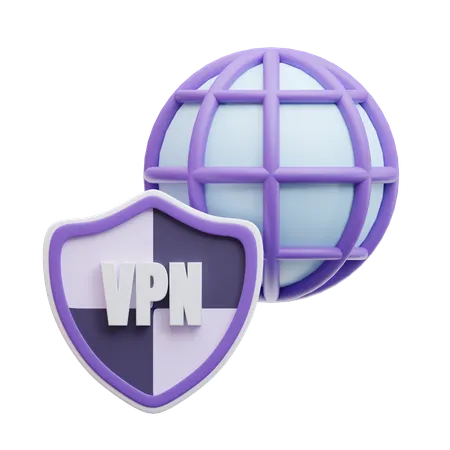 VPN  3D Icon