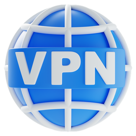 VPN  3D Icon