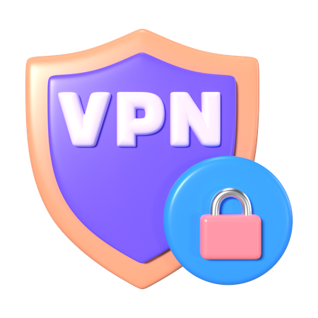 VPN  3D Icon