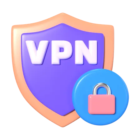 VPN  3D Icon