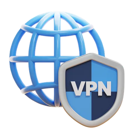 VPN  3D Icon