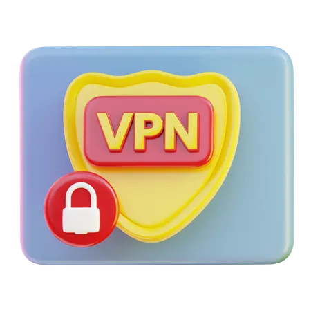 VPN  3D Icon