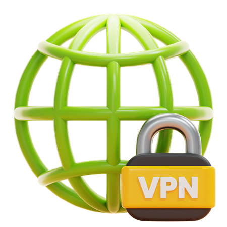 VPN  3D Icon