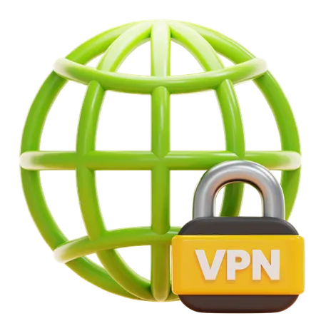 VPN  3D Icon