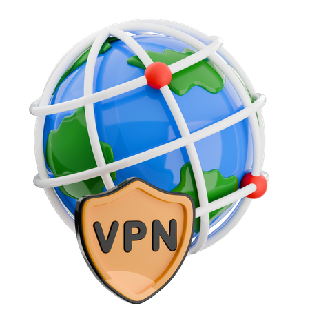 VPN  3D Icon