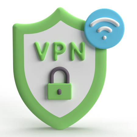 VPN  3D Icon