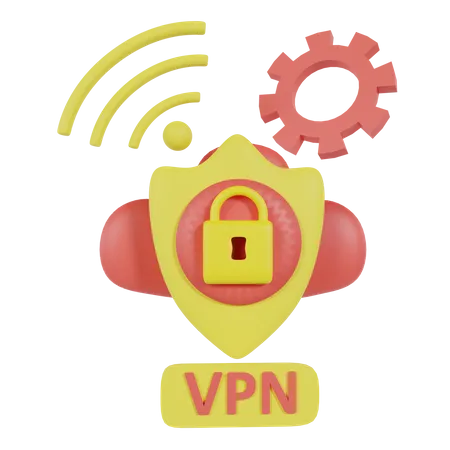 Vpn  3D Icon