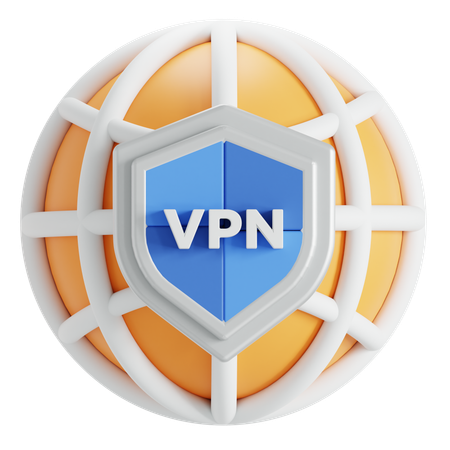 VPN  3D Icon