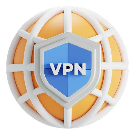 VPN  3D Icon