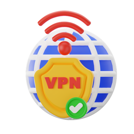 Vpn  3D Icon