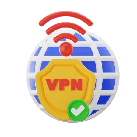 Vpn  3D Icon