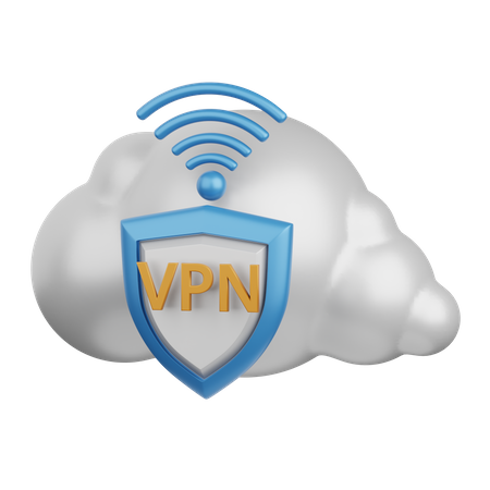 VPN  3D Icon