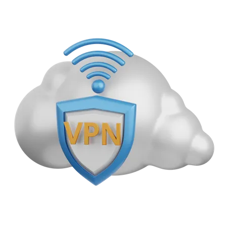 VPN  3D Icon