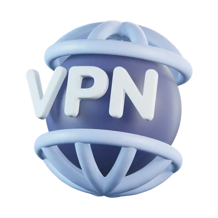 VPN  3D Icon