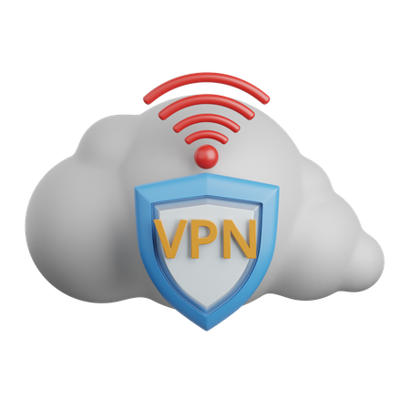 VPN  3D Icon