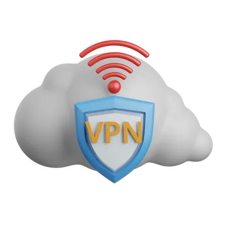 VPN  3D Icon