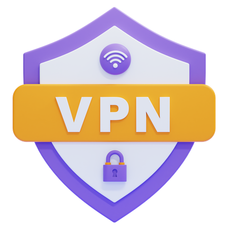 VPN  3D Icon