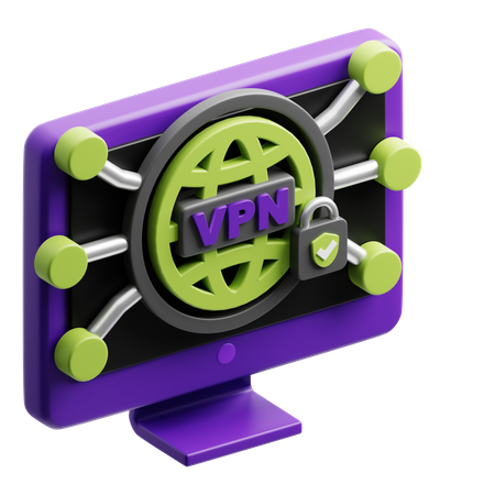 VPN  3D Icon